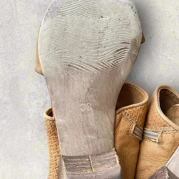 Miz Mooz Women's Cheerful Leather Buckle Sandals Size 8 Brown - Picture 6 of 6